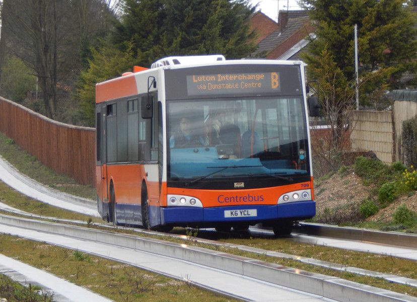 Busway closes after collision